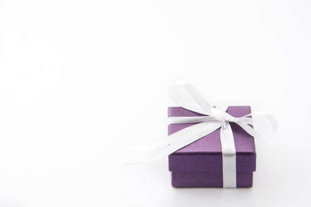 gift box isolated on white backgroundの写真素材