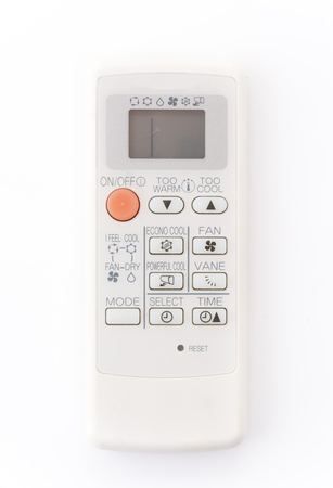 remote isolated on white backgroundの写真素材