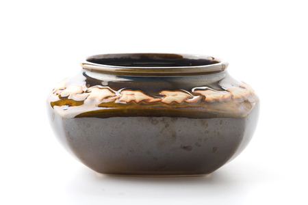 vase isolated on white backgroundの写真素材