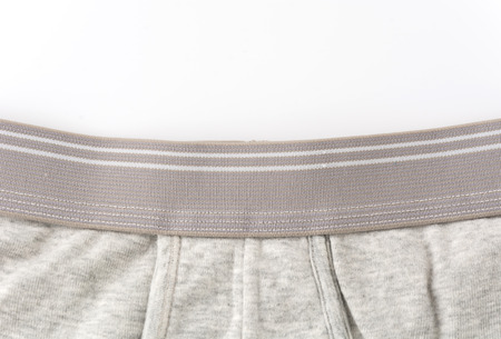 men underwear isolated on white background : texture detailの写真素材