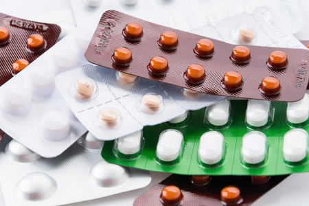 packings of pills and capsules of medicines