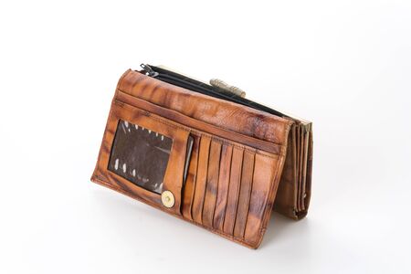 purse isolated on white background