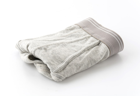 men underwear isolated on white backgroundの写真素材