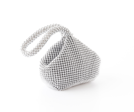 women bag on white backgroundの写真素材