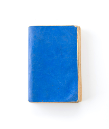 old book on white backgroundの写真素材