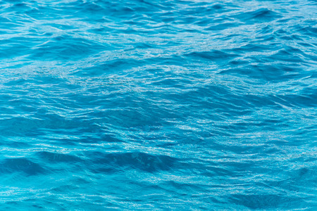 Blue ripple water wave in sea ocean.の写真素材