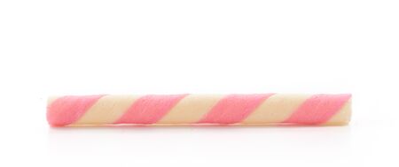 wafer stick on white backgroundの写真素材
