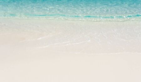 sea on the sand beachの写真素材