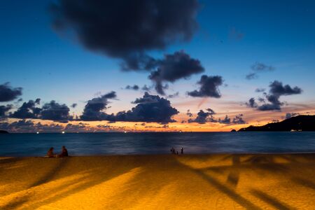 Beautiful twilight over the sea
