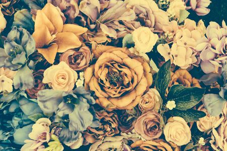 vintage flower background - vintage effect style picturesの写真素材