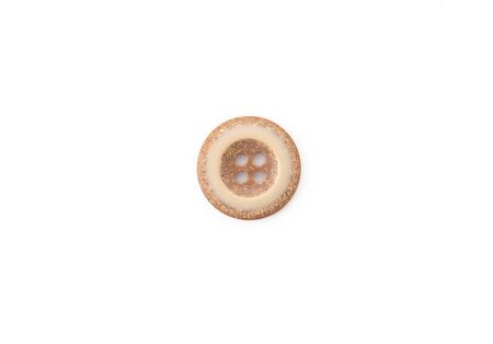 beautiful button on white background