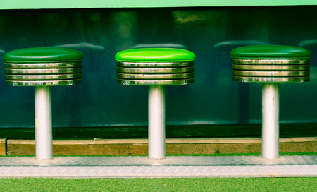 chair of bar - vintage effect pictureの写真素材