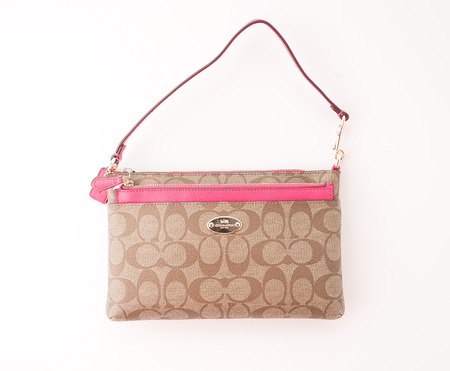 Bangkok, Thailand - JUNE 21, 2015: Coach bag.is an American luxury leather goods bag.