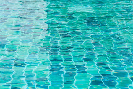 Blue pool water for background