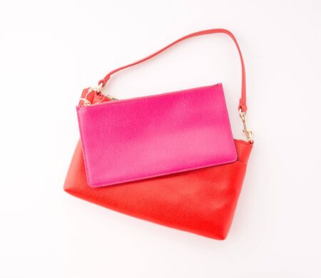 fashion bag on white backgroundの写真素材