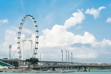 Singapore Flyer - the Largest Ferris Wheelのeditorial素材