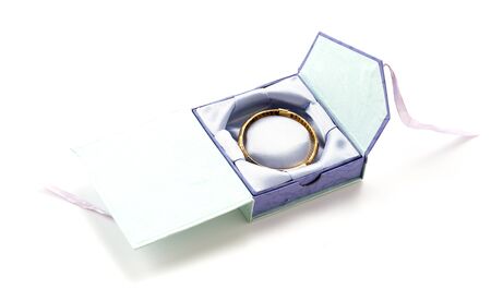 jewelry box on white background