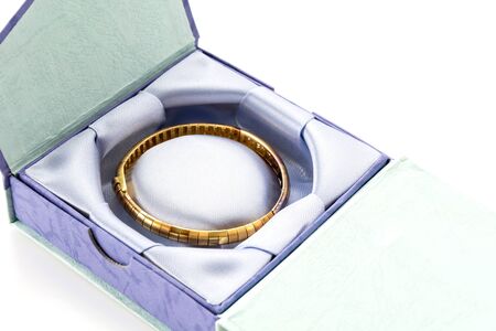 jewelry box on white background