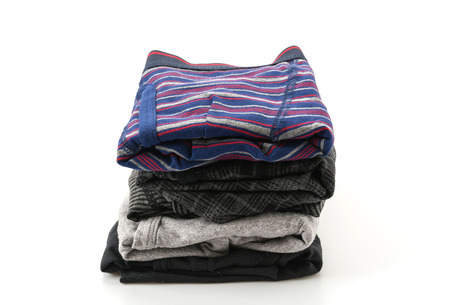 men underwear on white background