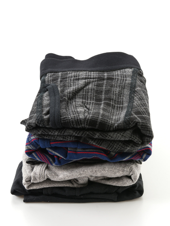 men underwear on white backgroundの写真素材