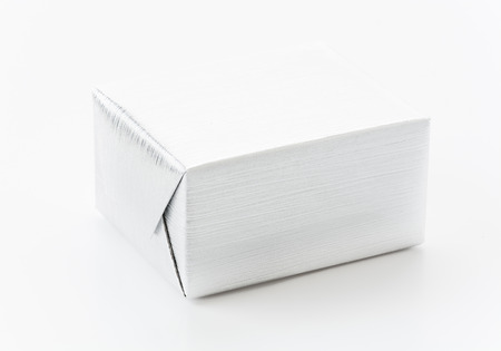 gift box on white backgroundの写真素材