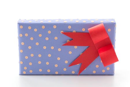 gift box on white backgroundの写真素材
