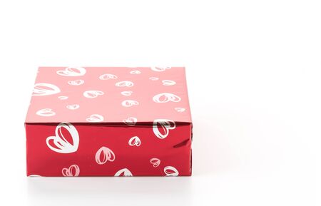 gift box on white backgroundの写真素材