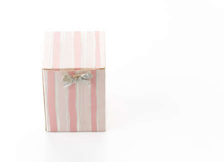 gift box on white backgroundの写真素材