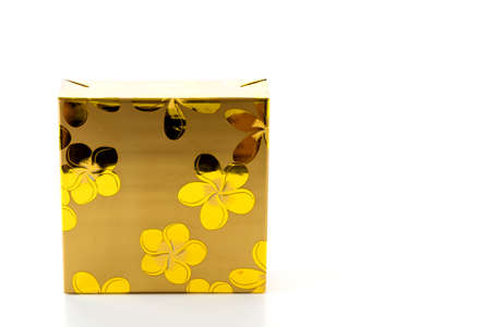 gift box on white backgroundの写真素材