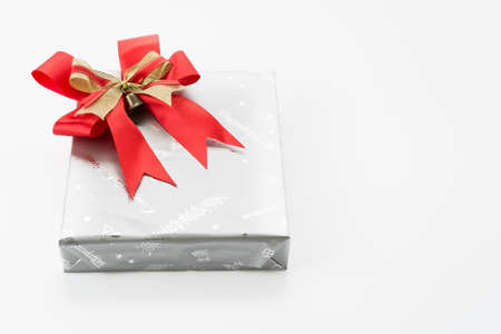 gift box on white backgroundの写真素材