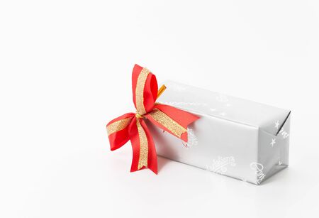 gift box on white backgroundの写真素材
