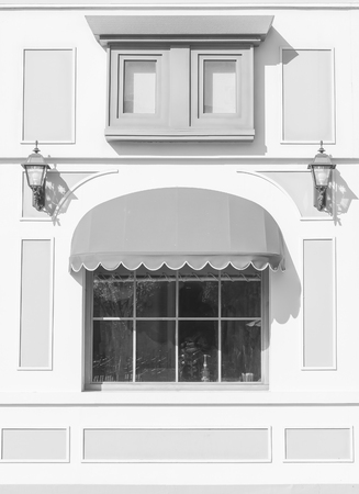 window pattern vintage style - black and white effect pictureの写真素材