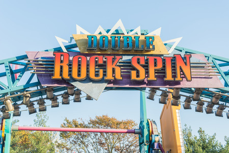 SOUTH KOREA - October 31: The Architecture and unidentified tourists are walking in Everland Resort, Yongin City, South Korea, on October 31, 2015のeditorial素材