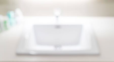 abstract blurred bathroom for backgroundの写真素材