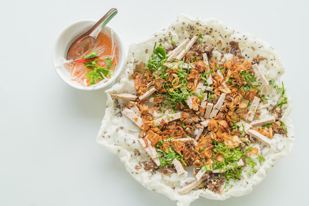 Vietnamese pizza in Vietnam styleの写真素材
