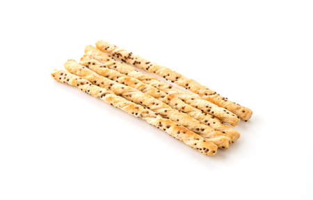 bread stick on white background