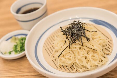 cold ramen noodle - japanese foodの写真素材