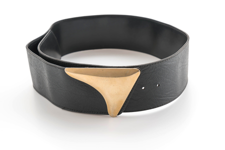 fashion belt on white backgroundの写真素材