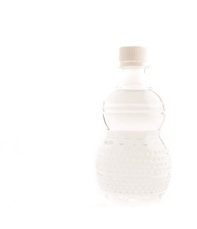 water bottle on white backgroundの写真素材