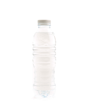 water bottle on white backgroundの写真素材