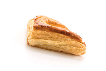 tuna pie on white backgroundの写真素材