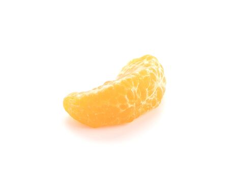 fresh orange on white backgroundの写真素材