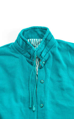 over coat on white background
