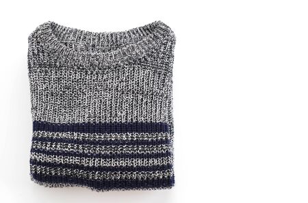 Shirt, sweater on white backgroundの写真素材