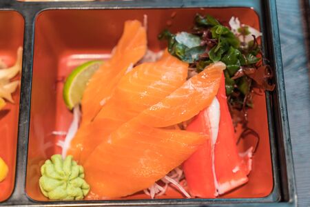 bento set - japanese traditional foodの写真素材