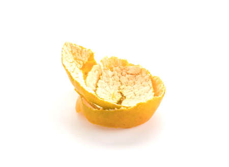 fresh orange on white backgroundの写真素材