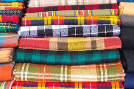 scottish clothes - Boost up color Processingの写真素材