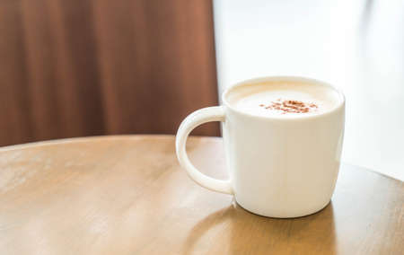 Coffee cup in coffee shop