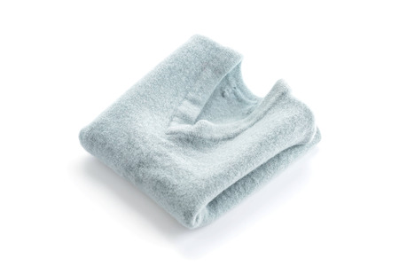 Shirt, sweater on white backgroundの写真素材