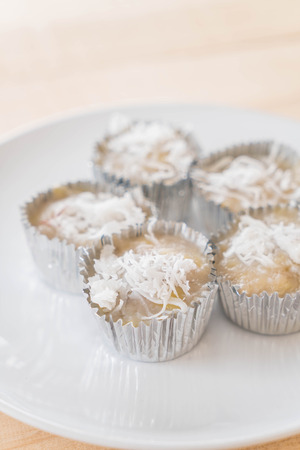 banana cakeの写真素材